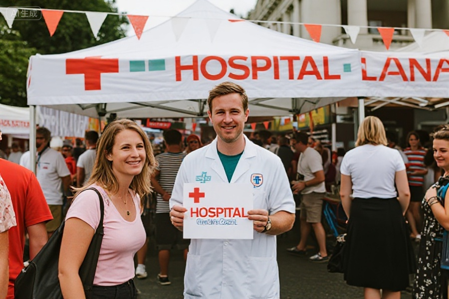 Community fundraising event for the hospital